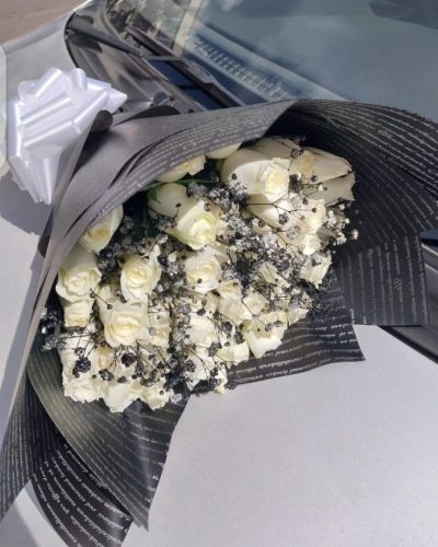 Timeless White Rose Elegance